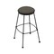 Holland Bar Stool Co 25" Stationary Counter Stool, Black Wrinkle, Graph Chalice Seat 303025BW019 - alternate 1